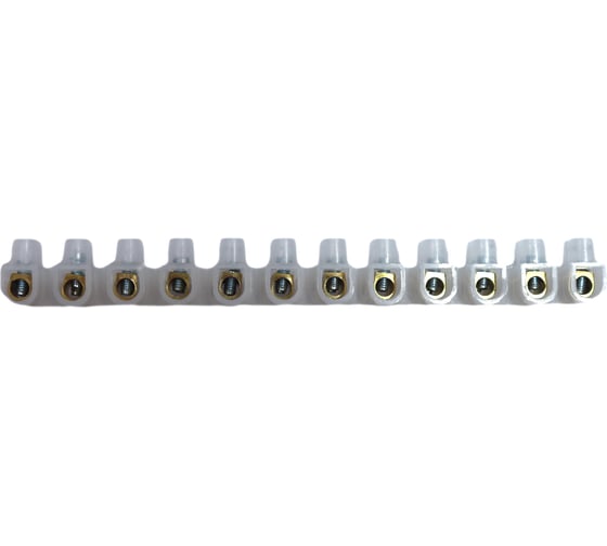 Колодка клеммная APEX (16мм.) 30А полистирол белая (10шт.) ES41022