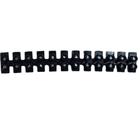 Колодка клеммная APEX (16мм.) 30А полистирол черная (10шт.) ES41025