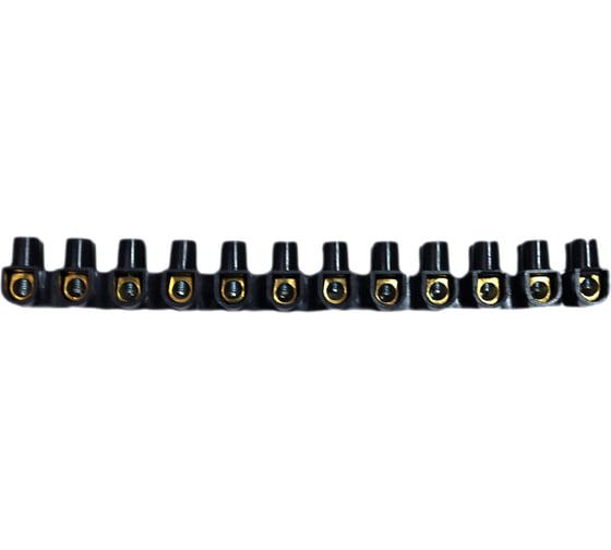 Колодка клеммная APEX (16мм.) 30А полистирол черная (10шт.) ES41025