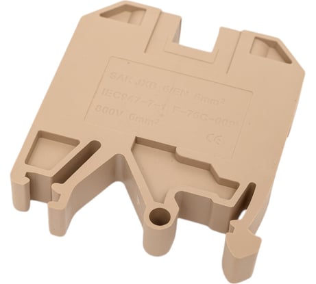 Колодка клеммная APEX JXB-6/35 желтая CB23432