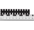 Колодка клеммная APEX 4 мм, 3А, полистирол, черная, 10 шт. ES41041 3