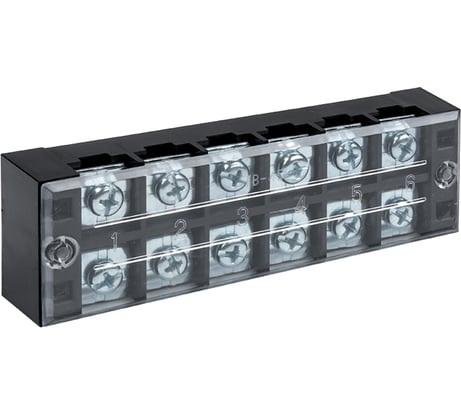 Клеммный терминал EKF до 4,5 мм2 45A 6 клеммных пар 25 шт. PROxima tb-4506
