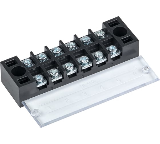 Клеммный терминал EKF до 4,5 мм2 45A 6 клеммных пар 25 шт. PROxima tb-4506