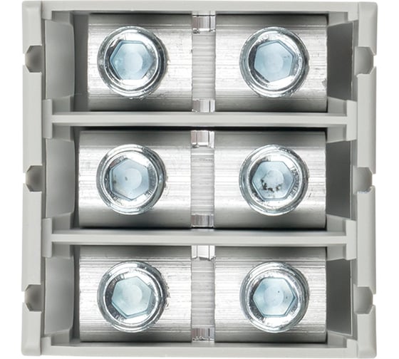 Силовая вводная тройная клемма EKF, КСВ 16-50 серая PROxima plc-kvs3-16-50-grey