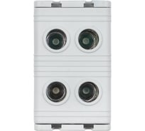 Двойная силовая вводная клемма EKF КСВ, 16-50, серая, PROxima plc-kvs2-16-50-grey