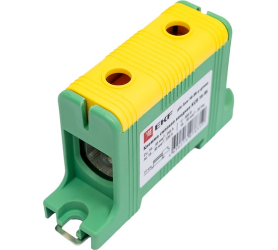 Силовая вводная клемма EKF КСВ, 16-95, желто-зеленая, PROxima plc-kvs-16-95-y-green