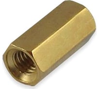 Стойка для печатных плат ЦКИ шестигранная, внутренняя/внутренняя, М3x27, латунь, SW5.0, 10 шт 83582