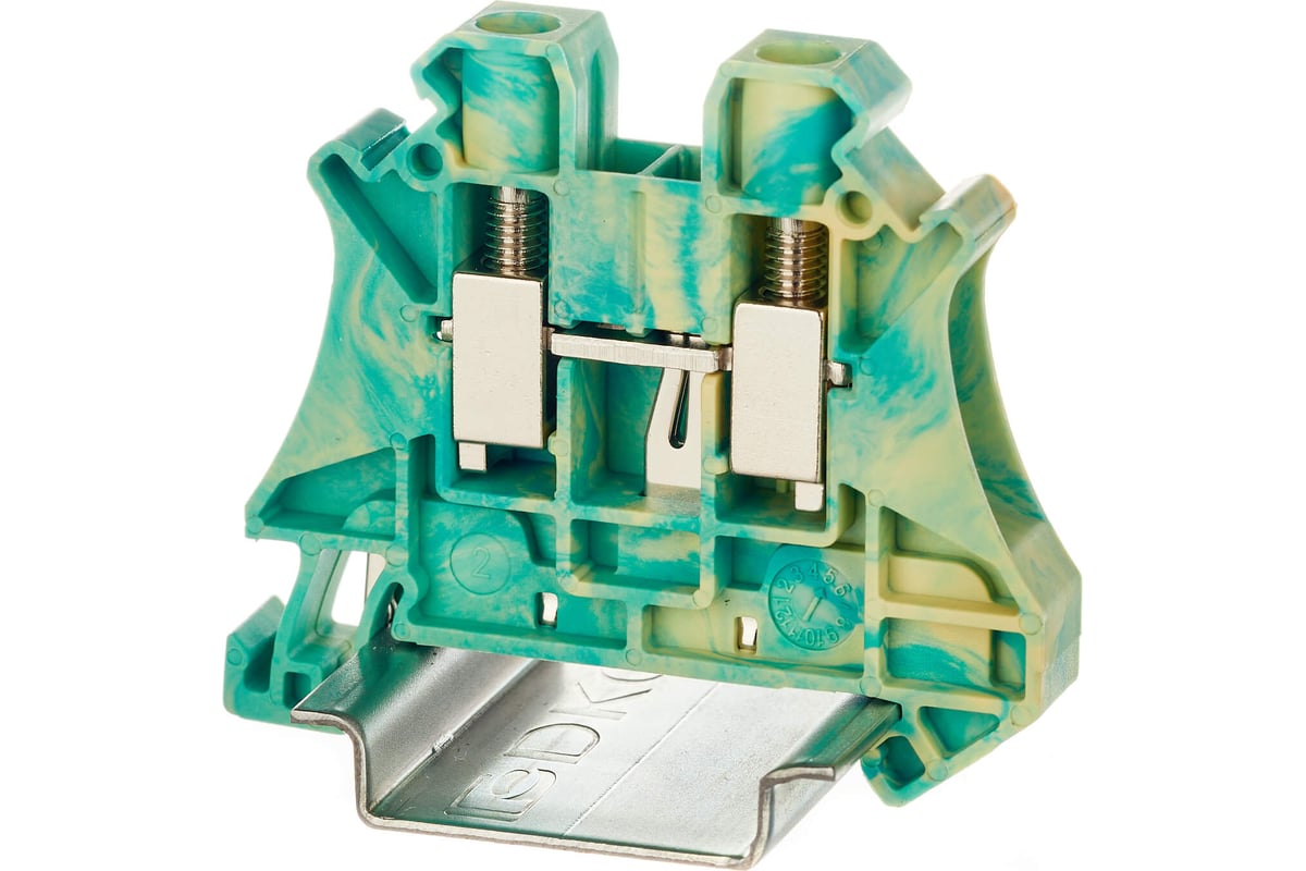 Зажим для заземления DKC TEC.6/O желто-зеленый 6 кв.мм TUR-6-PEDIY ...