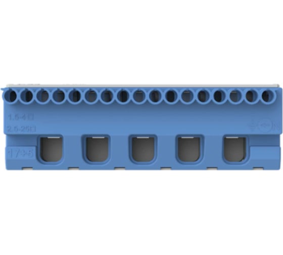 Клеммник самозажимной ABB N17x4+5x25мм ZK175B* 1SPE007715F9706