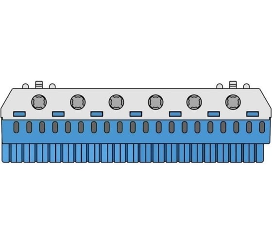 Клеммник самозажимной ABB N20x4+6x25мм ZK206B* 1SPE007715F9707