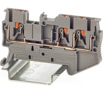 Проходной зажим DKC HMM.2/1+2GR(Ex), 2,5 кв.мм серый 1 ввод/2 вывода VPR-2.5-TWIN-GYDIY