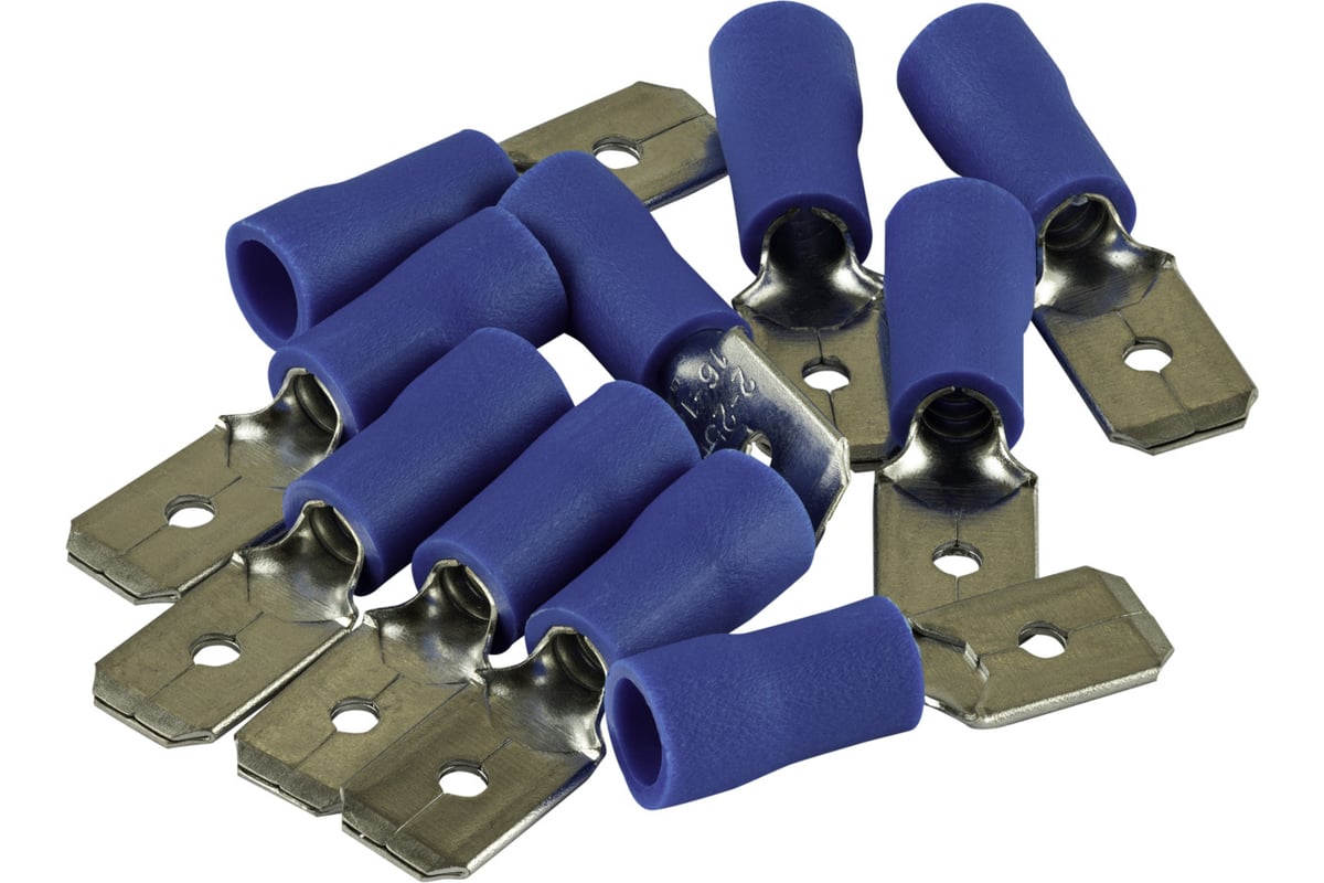 Плоский разъем Duwi РпИп, 2.5-6.3, папа, 10 шт./в упаковке 26705 8 ...