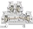 Винтовая клемма двухполюсная двухъярусная Legrand Viking 3 шаг 6 мм серый 037168 1