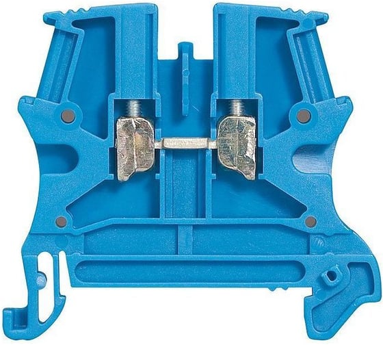 Винтовая клемма однополюсная Legrand Viking 3 1 вход/1 выход шаг 5 мм синий 037100 1