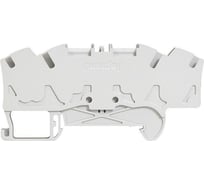 Пружинная клемма однополюсная Legrand Viking 3 4 проводника шаг 5 мм серый 037246