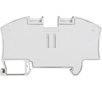 Пружинная клемма однополюсная Legrand Viking 3 1 вход/1 выход шаг 12 мм серый 037264