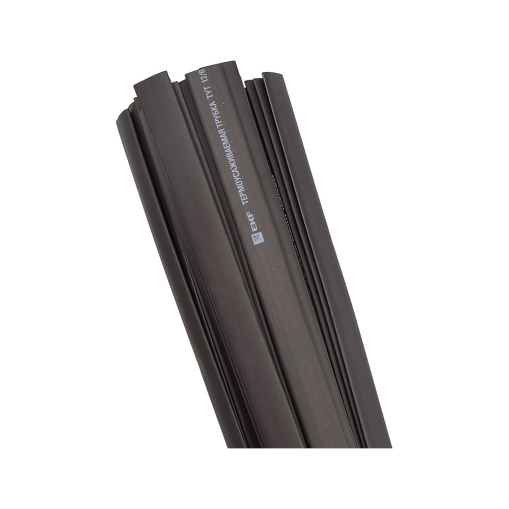 Термоусаживаемая трубка EKF PROxima ТУТ нг, 60/30, черная, в отрезках ...