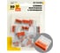 Клемма монтажная STEKKER 4-проводная (блистер 20 шт. DIY), LD2273-20 49831 1
