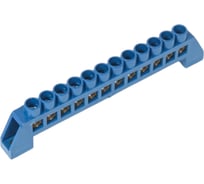 Шина N ноль в изоляторе ЭРА NO22460 ШНИ-6x9-12-Д-синий Б0062968