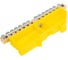 Шина ЭРА NO-224-92 PE земля на DIN-изоляторе ШНИ-6x9-14-Д-желтый Б0062965 2
