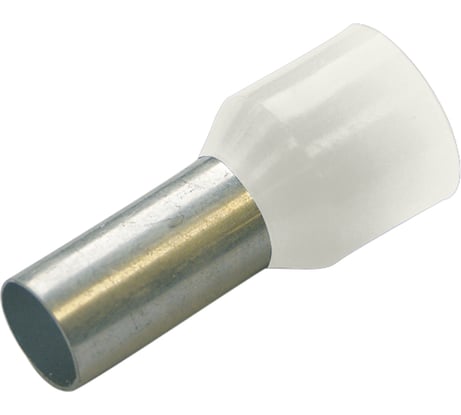 Конечная изолированная гильза HAUPA 0,5/8 цвет белый упаковка 100 шт. 270800