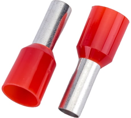 Конечная изолированная гильза HAUPA 10/12 цвет красный упаковка 100 шт. 270822