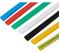 Набор термоусаживаемых трубок REXANT №13 ТУТ нг 4/2мм, 7 цветов (упак. 21 шт. по 10см) 29-0113