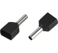 Наконечник гильза ЭРА NO-225101 (двойной) НШвИ(2) 1,5-8 с изолированным фланцем (упаковка 50 шт.) Б0063333