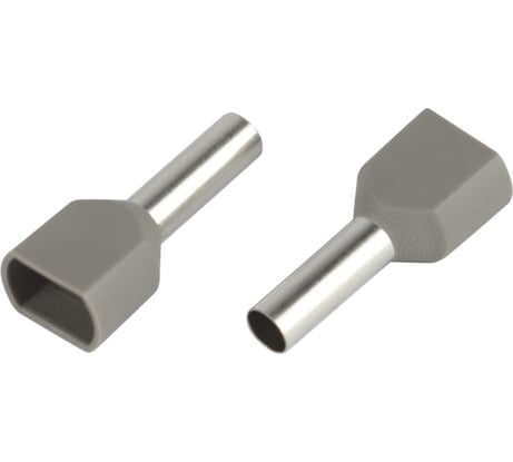 Наконечник гильза ЭРА NO-22516 (двойной) НШвИ(2) 4,0-12 с изолированным фланцем (упаковка 10 шт.) Б0063337