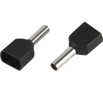 Наконечник гильза ЭРА NO-22574 (двойной) НШвИ(2) 1,5-8 с изолированным фланцем (упаковка 500 шт.) Б0063345