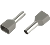 Наконечник гильза ЭРА NO-22575 (двойной) НШвИ(2) 4,0-12 с изолированным фланцем (упаковка 500 шт.) Б0063346