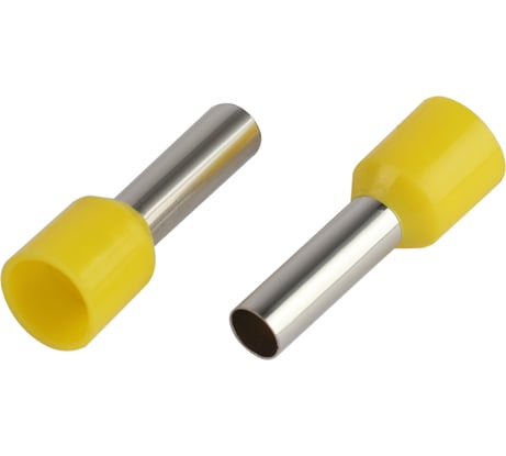 Наконечник гильза ЭРА NO-22592 НШвИ 6,0-12 с изолированным фланцем (упаковка 50 шт.) Б0063412