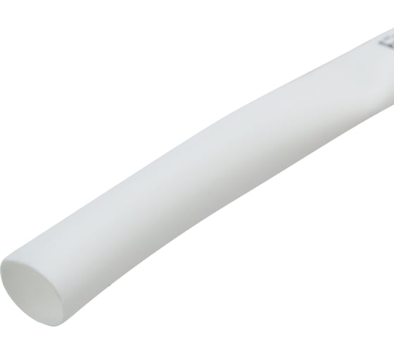 Термоусаживаемая трубка REXANT 5,0/2,5 мм, белая, 2,44 м 29-0021