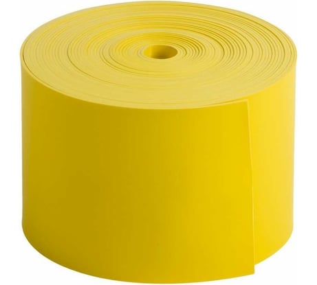Термоусаживаемая лента с клеевым слоем REXANT 50 мм х 0,8 мм, желтая, 5 м, ТЛ-0,8 48-9012