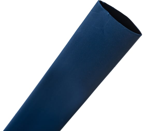Термоусаживаемая трубка REXANT 8,0/4,0 мм синяя, ролик 2,44 м 29-0045