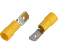 Разъем плоский ЭРА NO-225131 РпИп 560.8 изолированный вилка (упаковка 50 штук) Б0063374