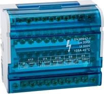 Шина "N" нулевая КЭАЗ на DIN-рейку в корпусе-4x11групп- 143229