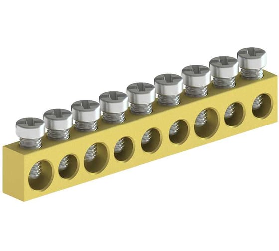 Шина нулевая КЭАЗ OptiBox P-KSN-1-3-6x9-04 10 шт 303697