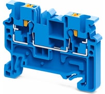 Клемма КЭАЗ проходная push-in OptiClip CP-2,5-I-BU-24A-(0,2-2,5)-синий 100 шт 331839