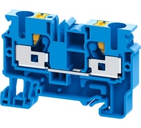 Клемма проходная push-in КЭАЗ OptiClip CP-10-I-BU-57A-(0,5-10)-синий -100шт 331843