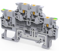 Клемма КЭАЗ заземляющая push-in OptiClip CPDLG-2,5-2L-PE-I-(0,2-2,5)-PEN 50 шт 331865