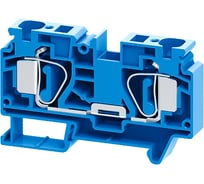 Клемма КЭАЗ проходная пружинная OptiClip CSC-16-I-BU-76A-(1,5-16)-синий 50 шт 289720