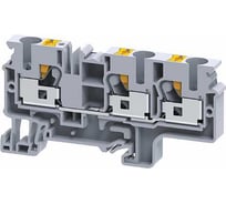 Клемма КЭАЗ с 3-мя контактами push-in OptiClip СP-10-TRIPLET-I-серый 50 шт 331852