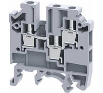 Клемма КЭАЗ с тремя контактами винтовая OptiClip СMC-2,5-TRIPLET-(0,2-4)-I-серый 100 шт 289829