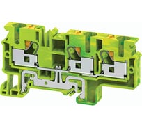 Клемма КЭАЗ заземляющая push-in OptiClip CPG-10-TRIPLET-PE-I-(0,5-10)-PEN 50 шт 331861
