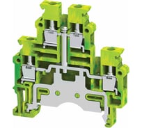 Клемма заземляющая винтовая КЭАЗ OptiClip CDLG-4-2L-PE-I-S-(0,2-4)-PEN -100шт 332740