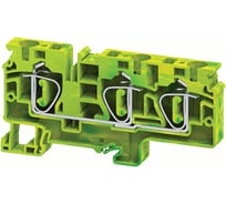 Клемма КЭАЗ заземляющая пружинная OptiClip CXG-10-TRIPLET-PE-I-(0,5-10)-PEN 50 шт 331833