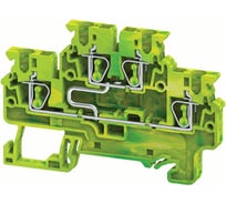 Клемма КЭАЗ заземляющая пружинная OptiClip CXDLG-2,5-2L-PE-I-S-(0,2-2,5)-PEN 50 шт 332739