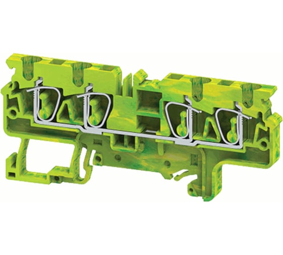 Клемма КЭАЗ заземляющая пружинная OptiClip CXG-4-QUATTRO-PE-I-(0,2-4)-PEN 50 шт 331831