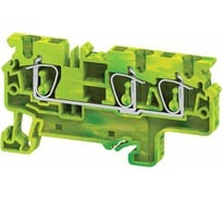 Клемма КЭАЗ заземляющая пружинная OptiClip CXG-4-TRIPLET-PE-I-(0,2-4)-PEN 50 шт 331829